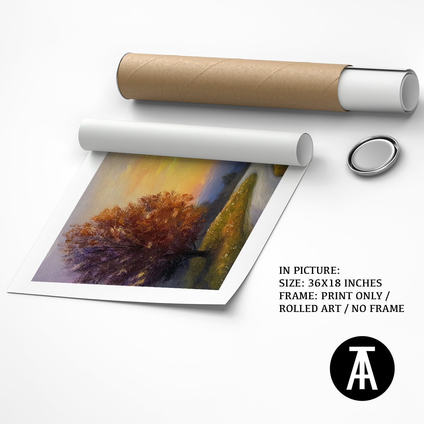 Artwork as Print Only or Rolled Art