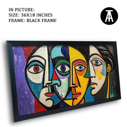 Artwork in Metal Earling Silver Frame