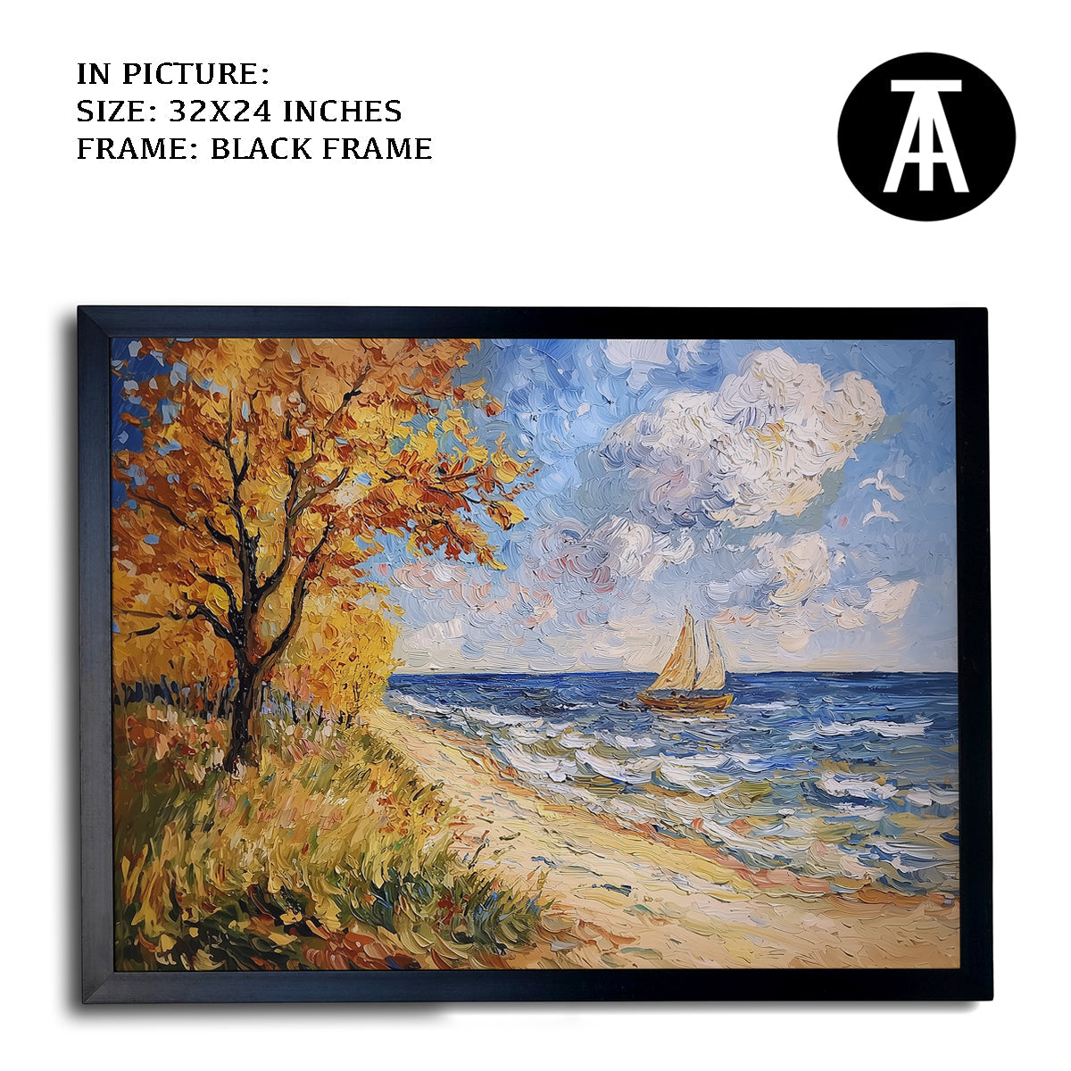 Artwork in Metal Earling Silver Frame