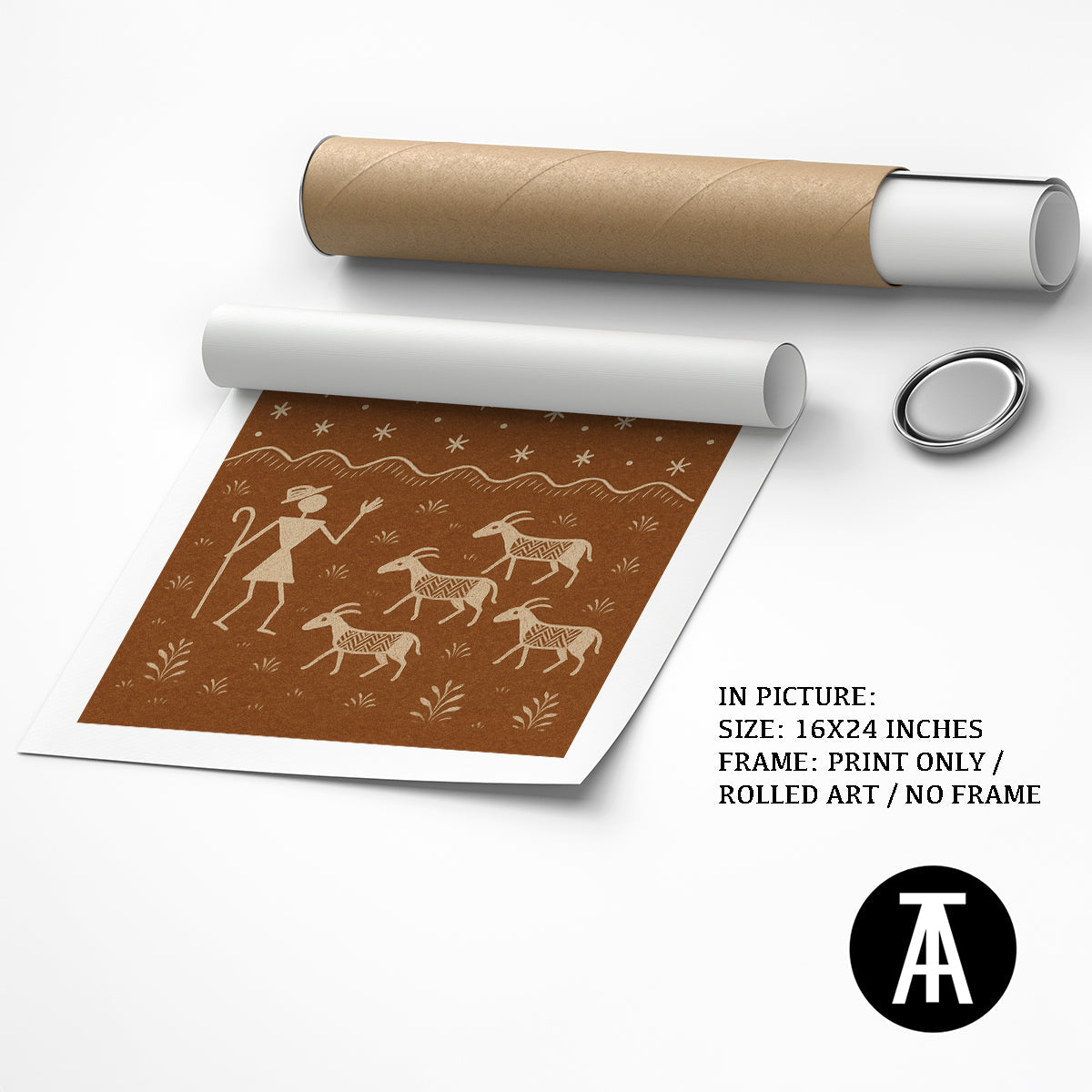 Artwork as Print Only / Rolled Art