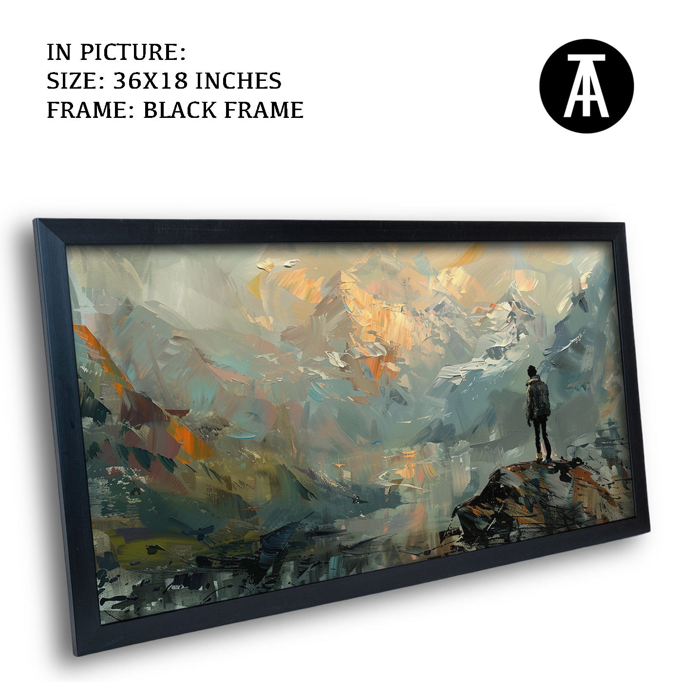 Artwork in Metal Earling Silver Frame