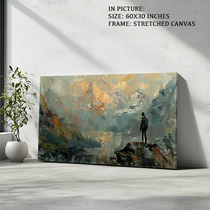 Artwork in Natural Wood Frame