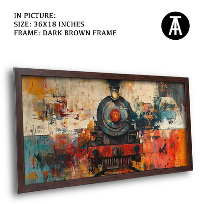Artwork in Metal Champagne Gold Frame