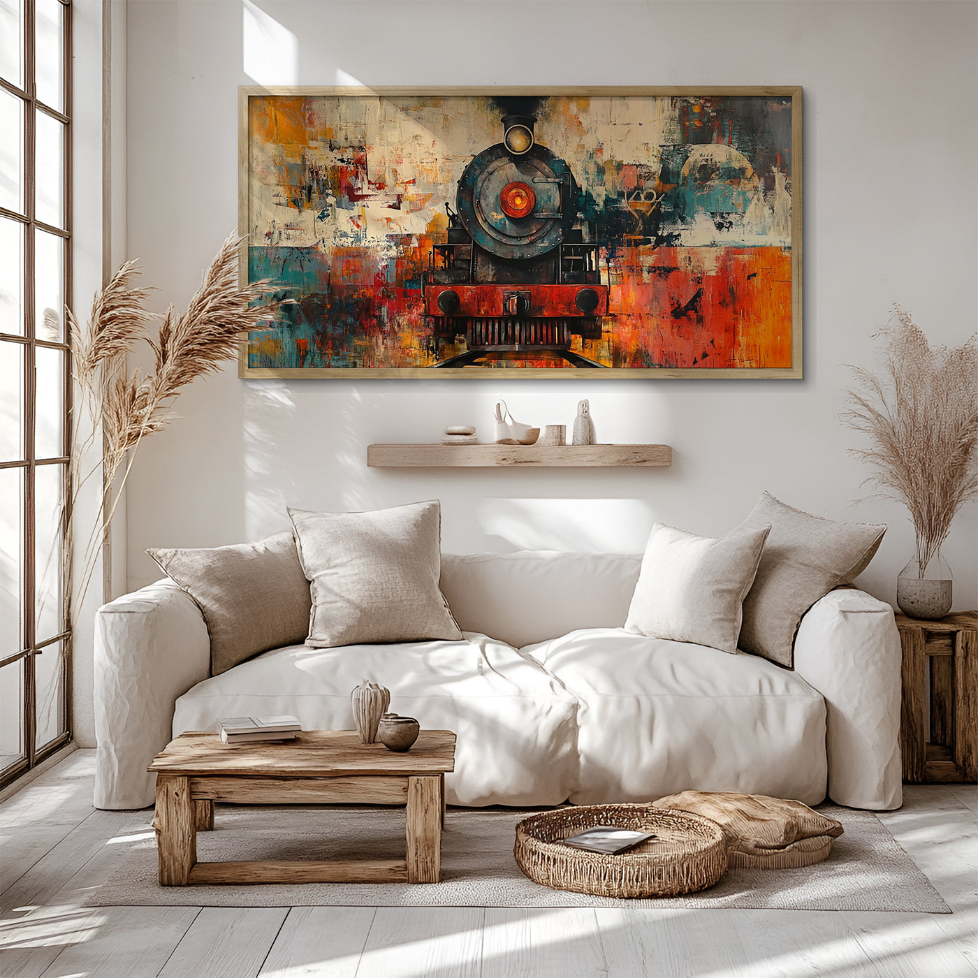 Modern Art in a Lifestyle Setting