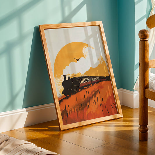 Praha Bohemian Artwork in a Lifestyle Setting