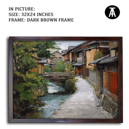 Artwork in Metal Champagne Gold Frame