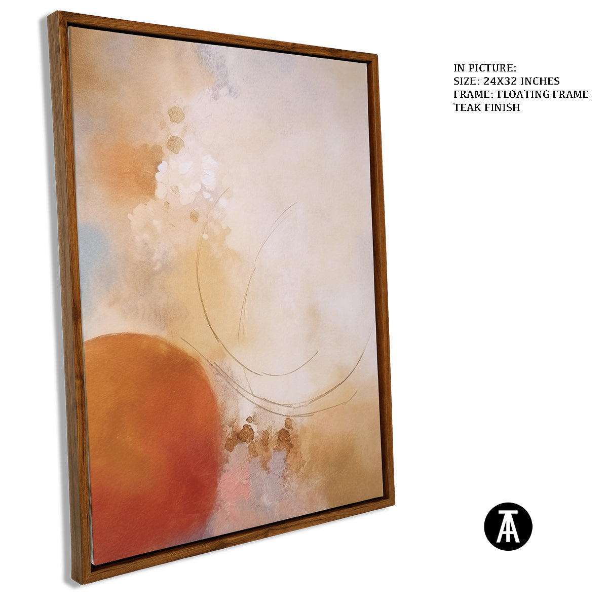 Sample Artwork in Floating Frame