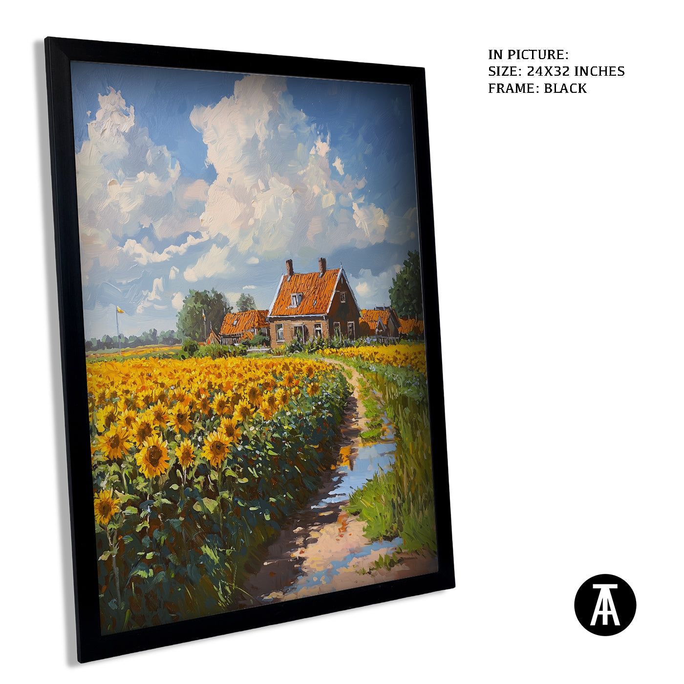 Artwork in Metal Earling Silver Frame