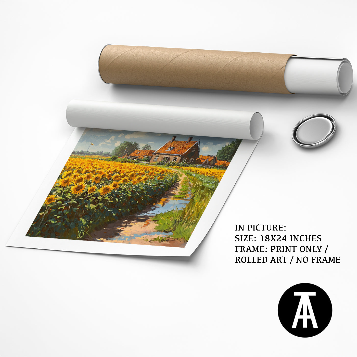Artwork as Print Only or Rolled Art