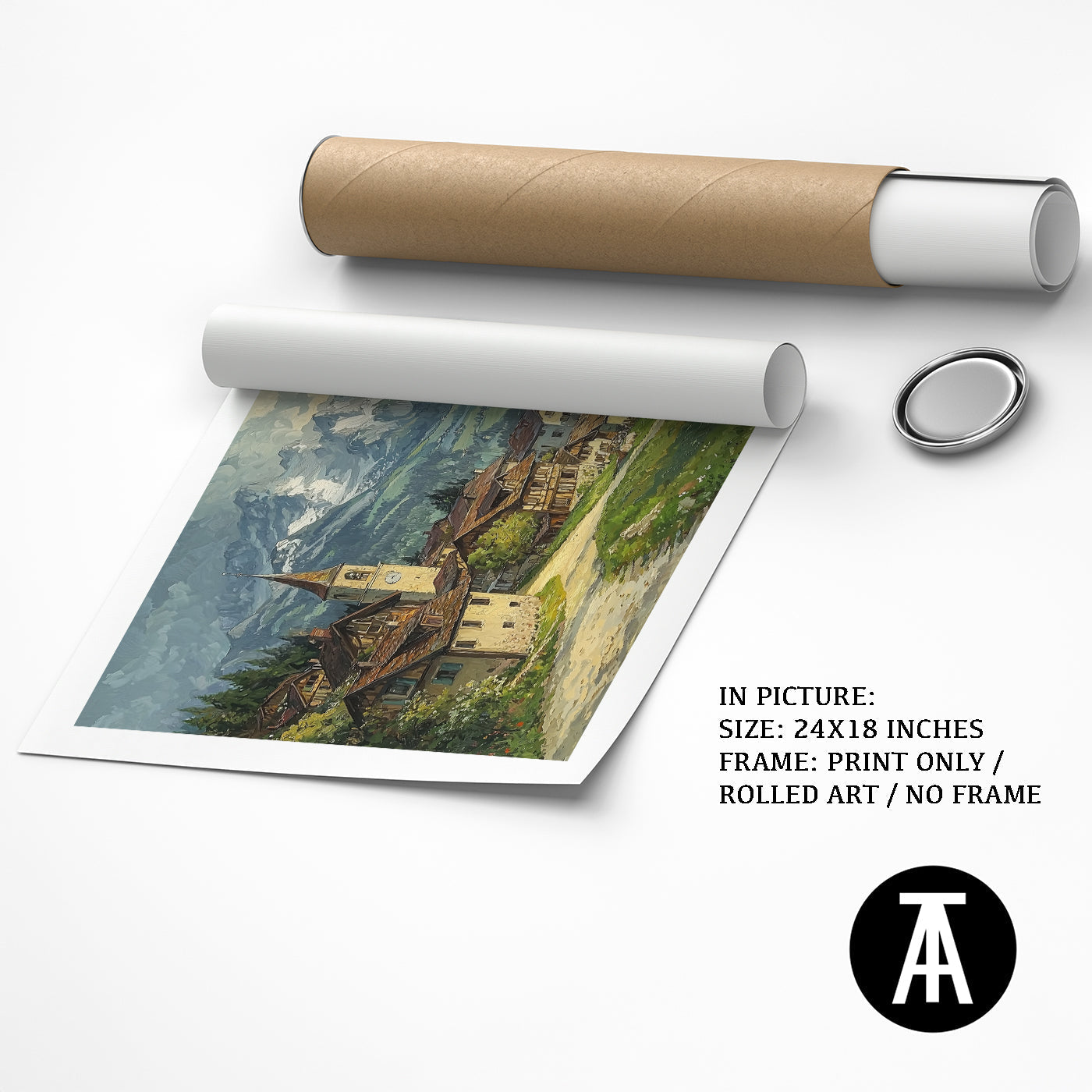 Artwork as Print Only or Rolled Art
