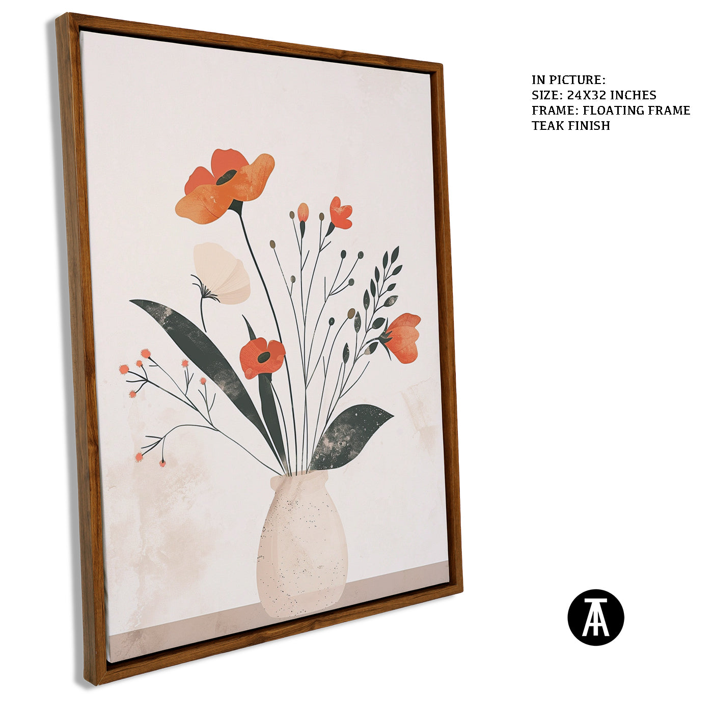 Artwork in Floating Frame