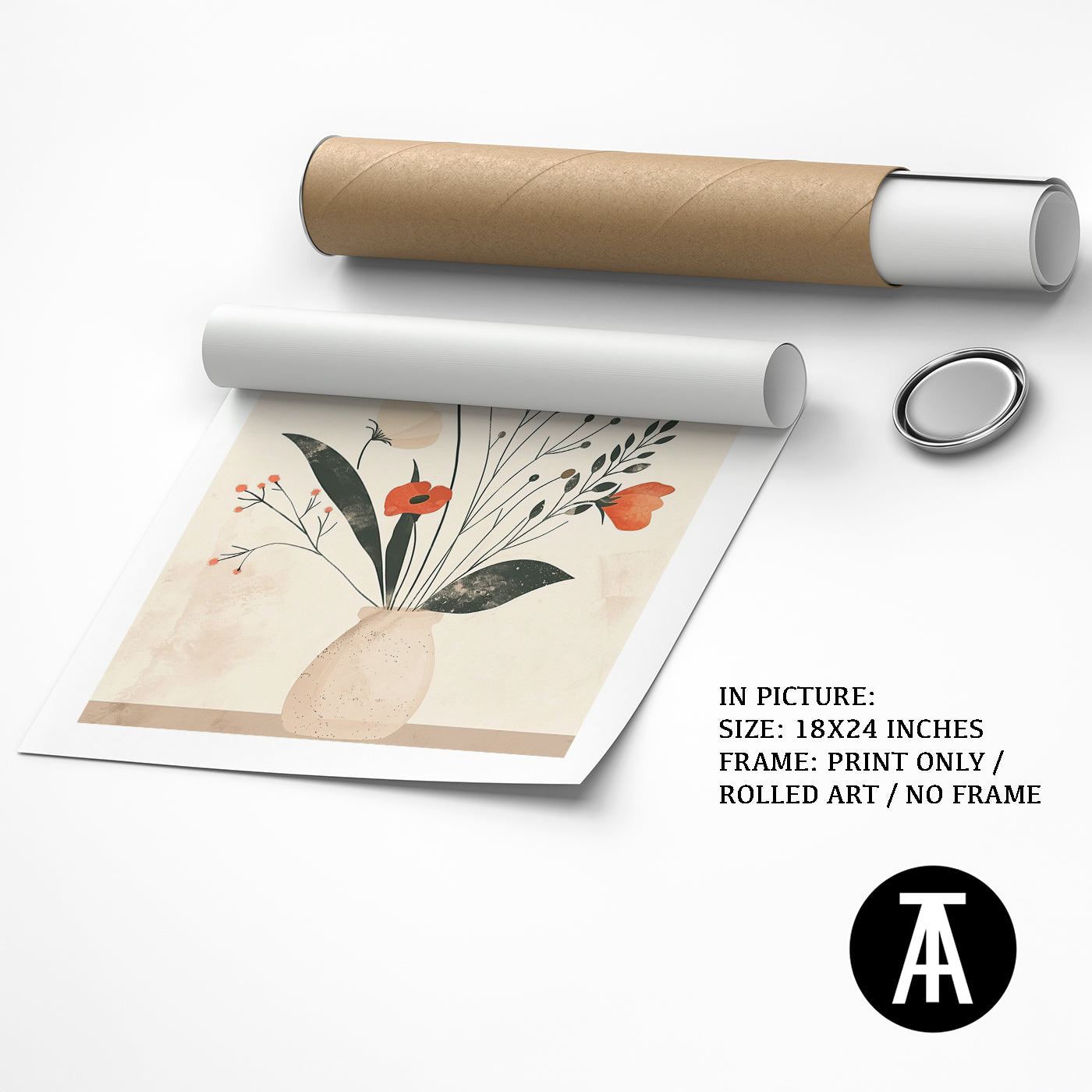 Artwork as Print Only or Rolled Art