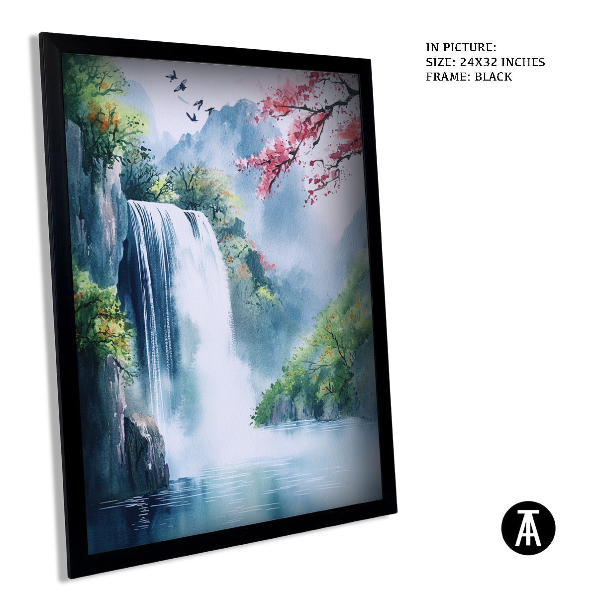 Artwork in Metal Earling Silver Frame