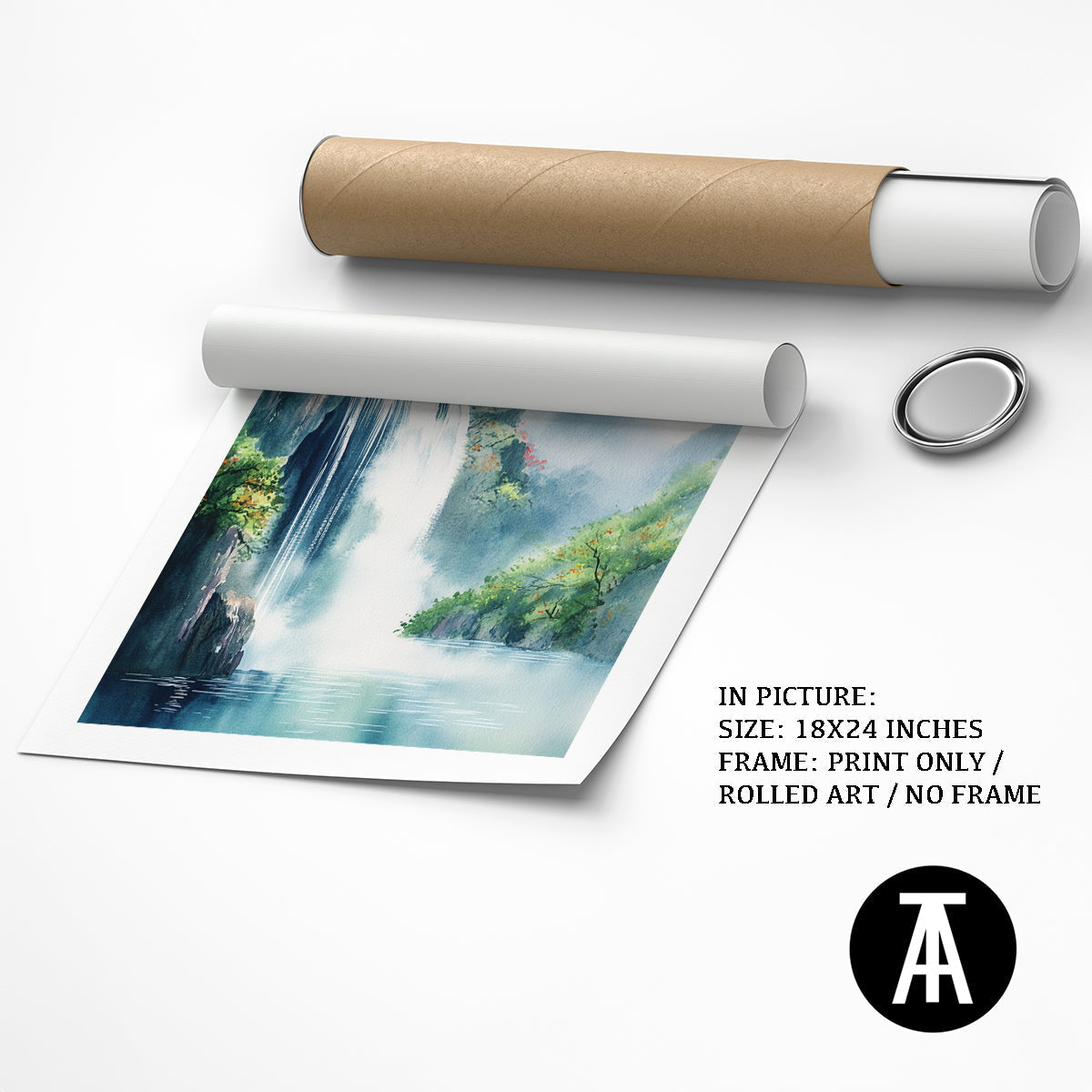 Artwork as Print Only or Rolled Art