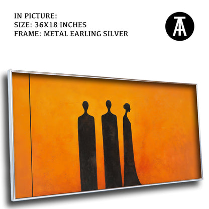Artwork in Metal Earling Silver Frame