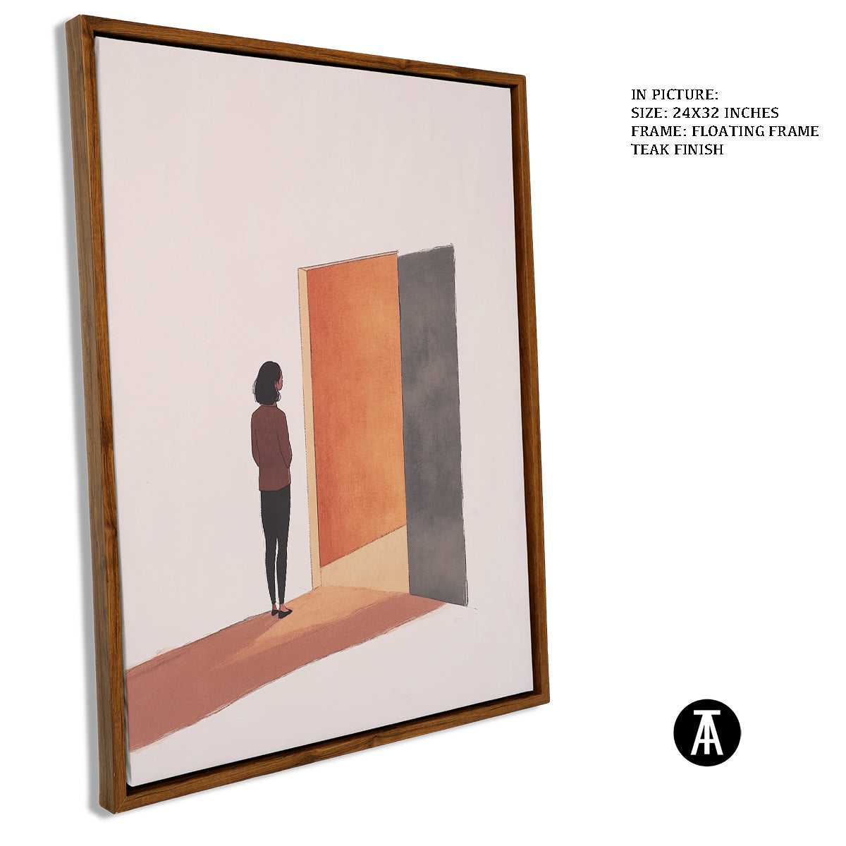 Artwork in Floating Frame