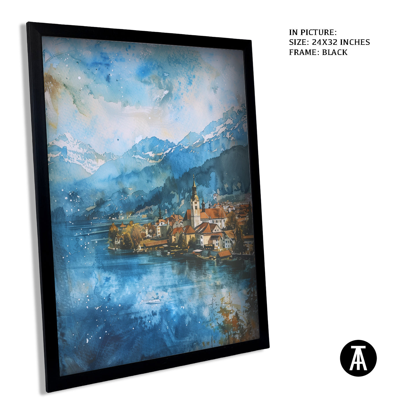 Artwork in Metal Earling Silver Frame