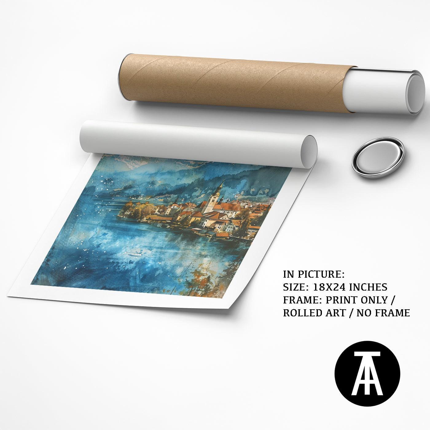 Artwork as Print Only or Rolled Art