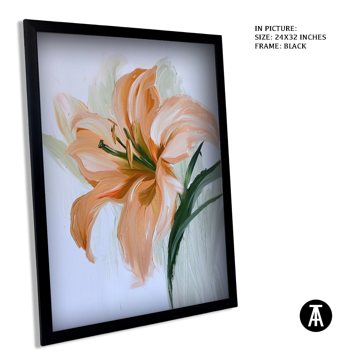 Artwork in Metal Earling Silver Frame