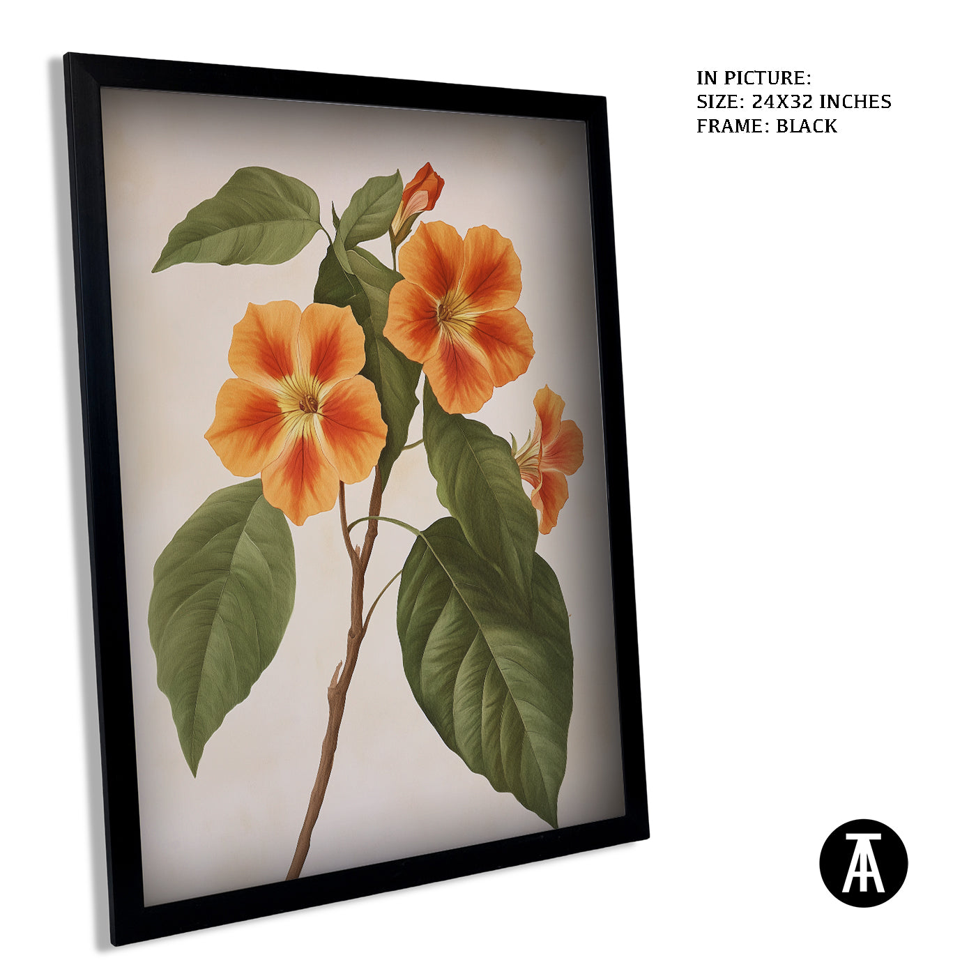 Artwork in Metal Earling Silver Frame