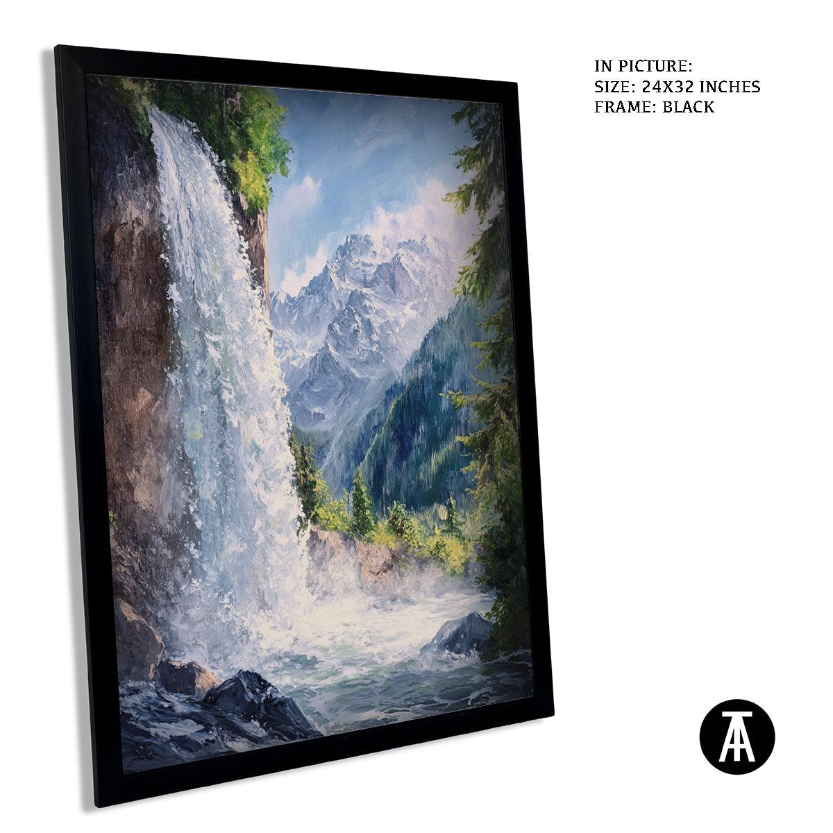 Artwork in Metal Earling Silver Frame