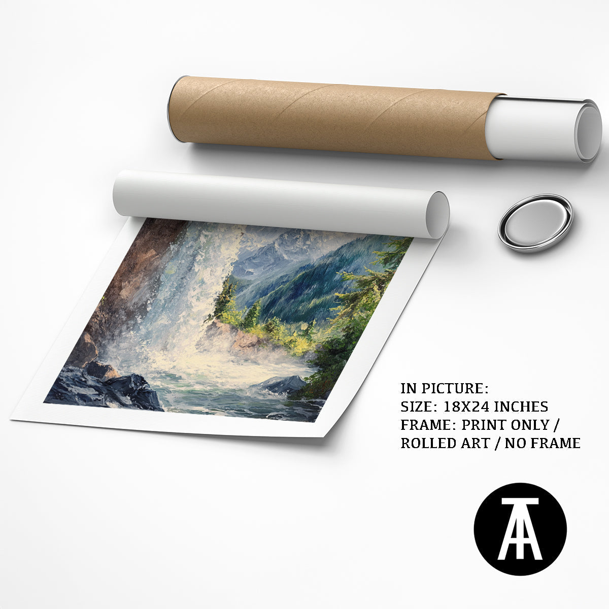 Artwork as Print Only or Rolled Art