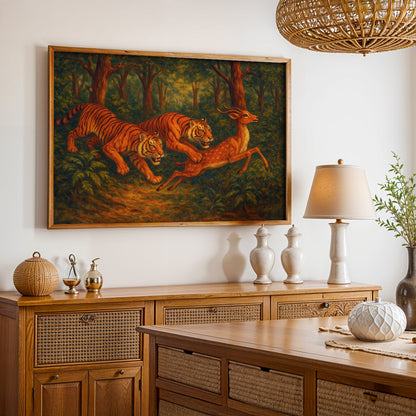 Heritage Indian Painting in a Lifestyle Setting
