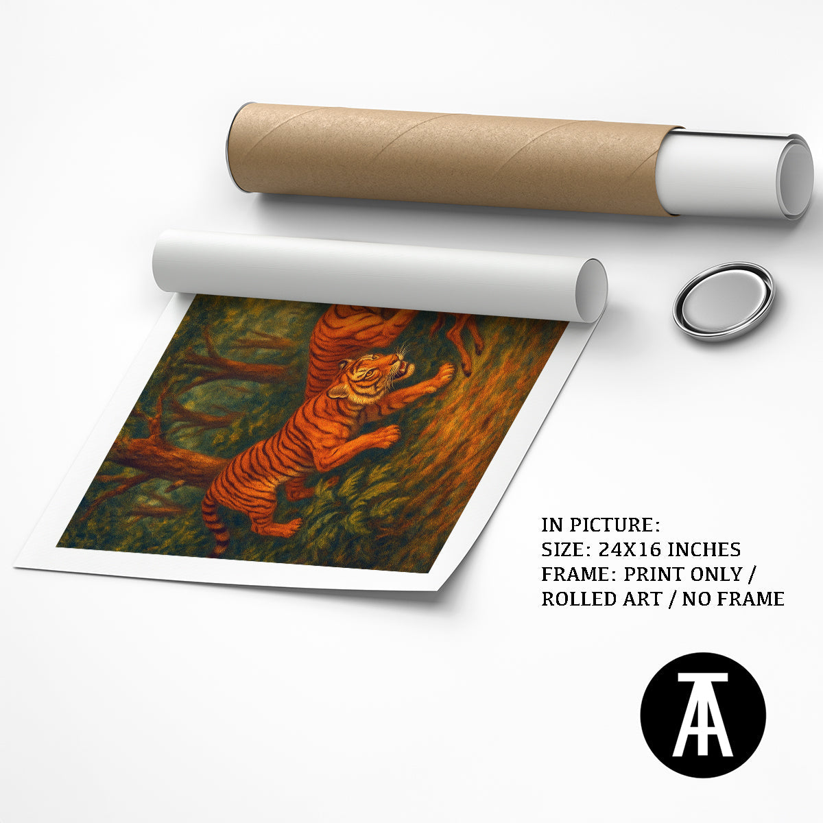 Artwork as Print Only / Rolled Art