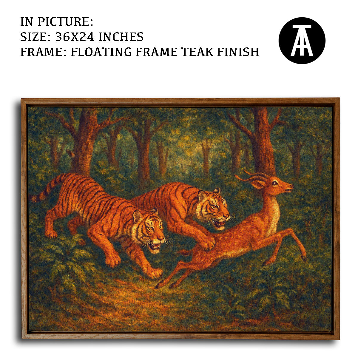 Artwork in Floating Frame