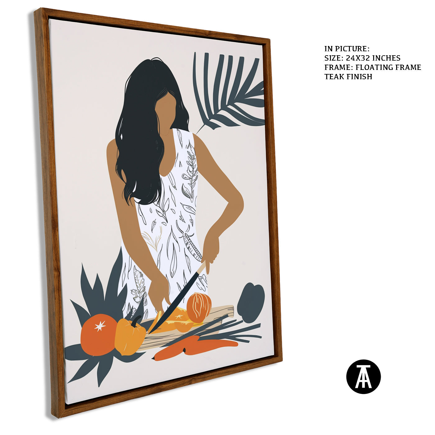 Artwork in Floating Frame