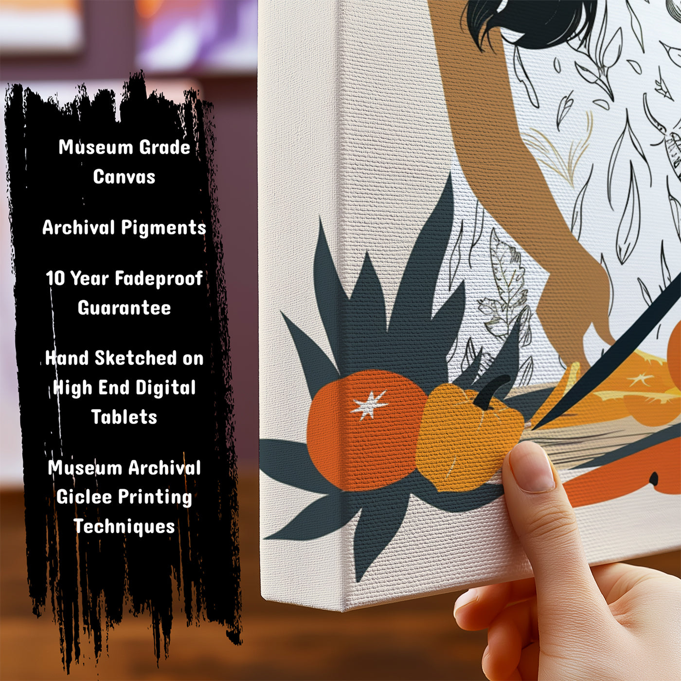 Information about Boho Art Canvas Art Print