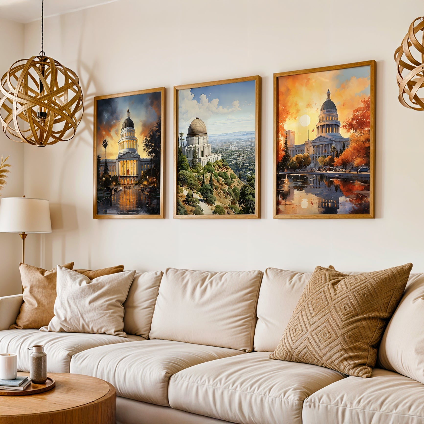 Gallery Wall Set in Lifestyle Setting