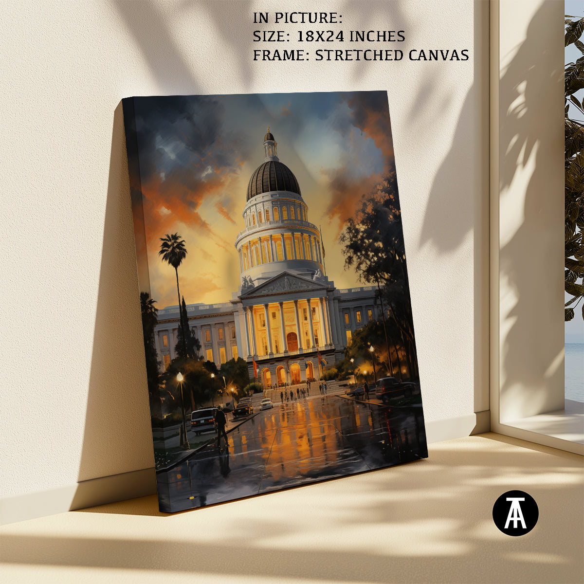Sample Artwork in Stretched Canvas