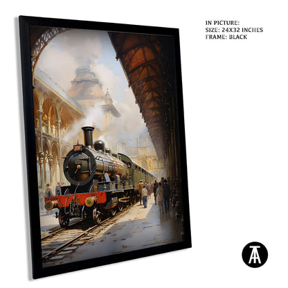 Sample Artwork in Black Frame