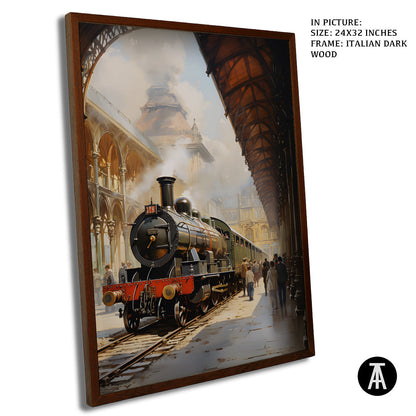 Sample Artwork in Italian Wood Framing Dark