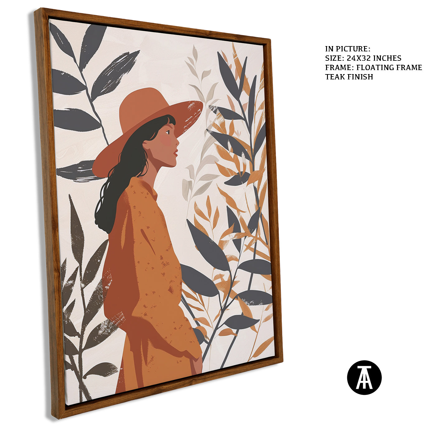 Artwork in Floating Frame
