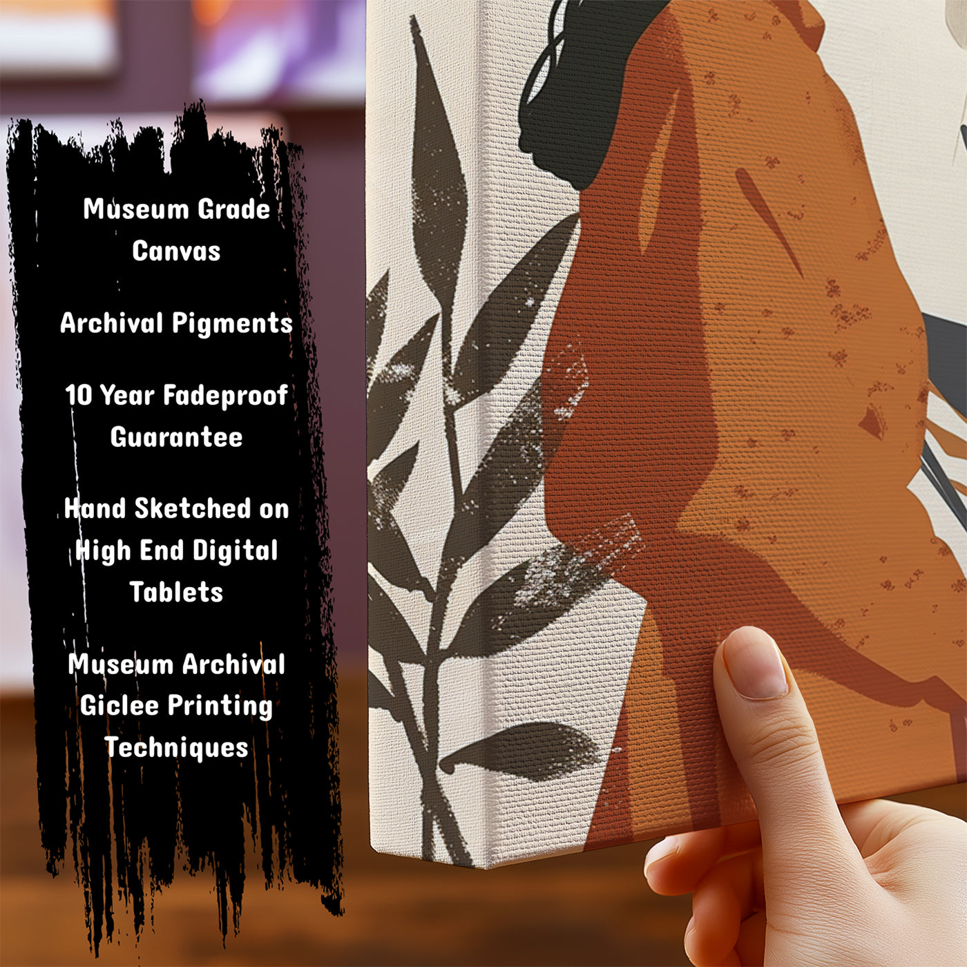 Information about Boho Art Canvas Art Print