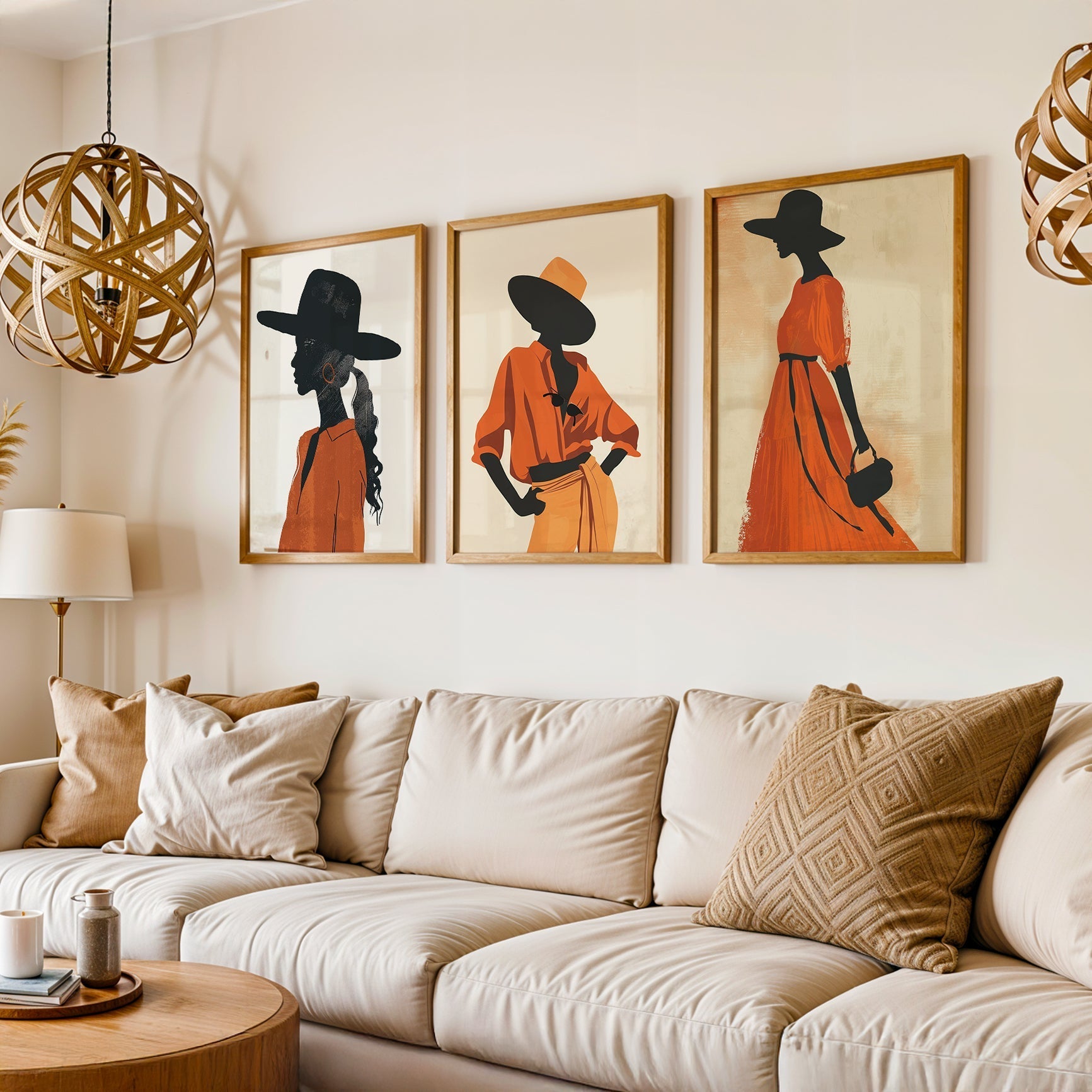 Gallery Wall Set in Lifestyle Setting