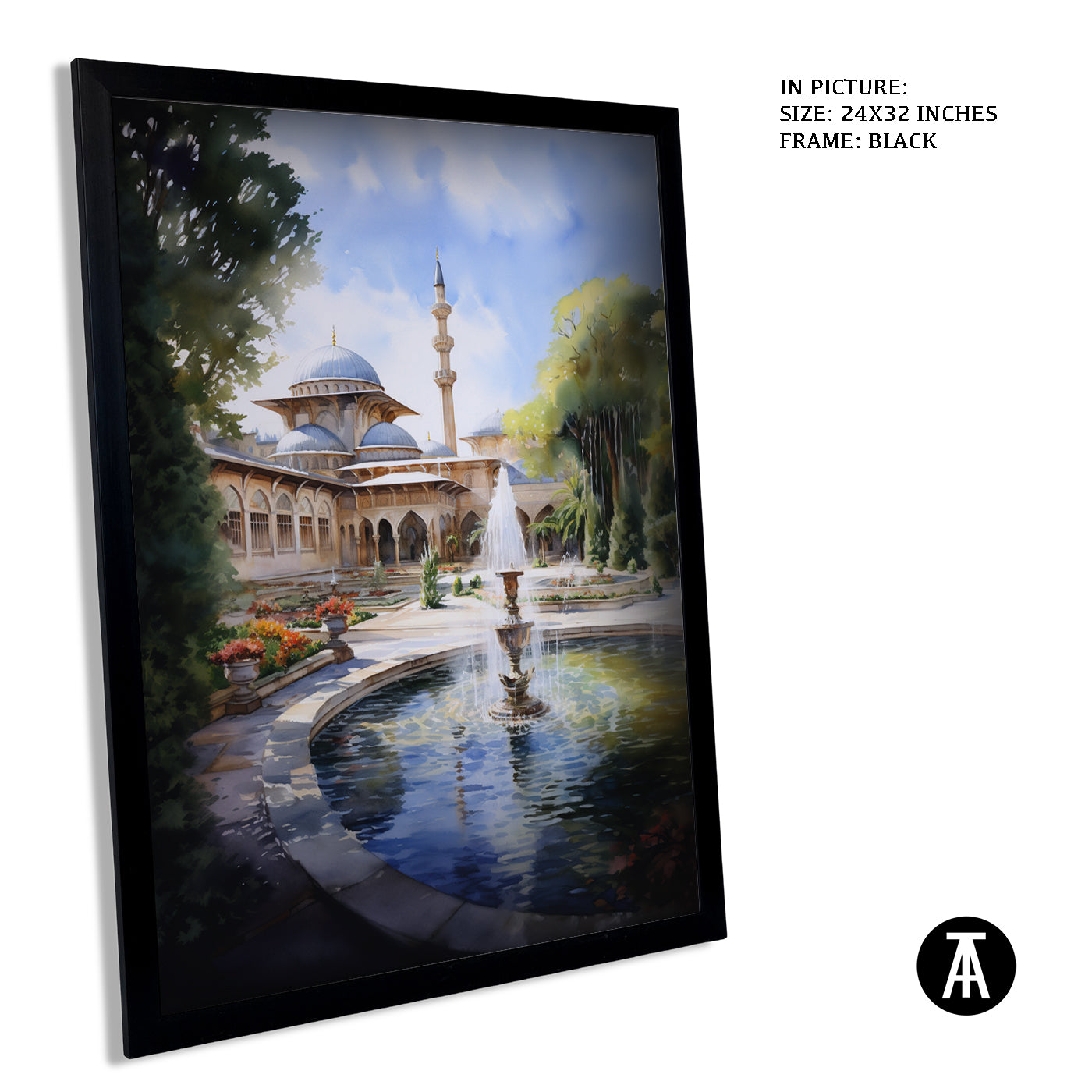 Artwork in Metal Earling Silver Frame