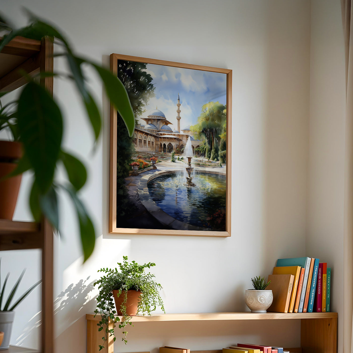 Turkish Artwork in a Lifestyle Setting