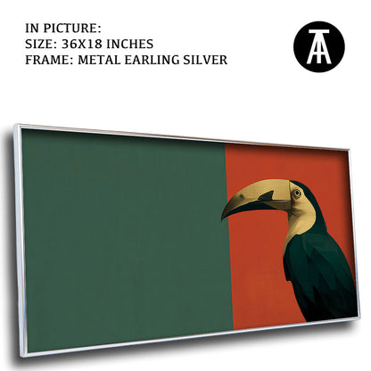 Artwork in Metal Earling Silver Frame