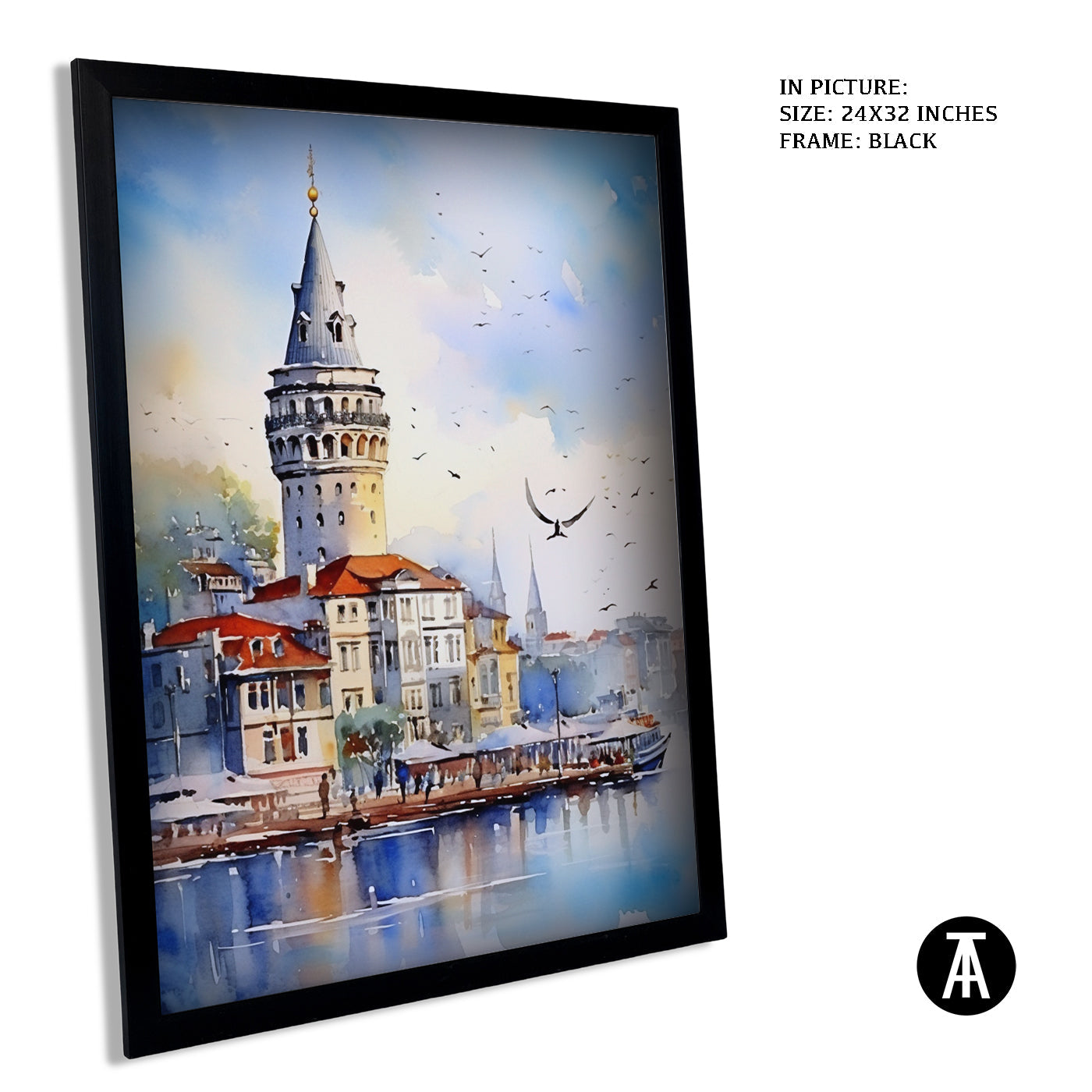 Artwork in Metal Earling Silver Frame