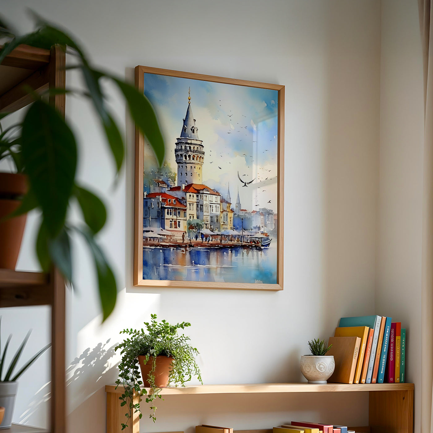 Turkish Artwork in a Lifestyle Setting
