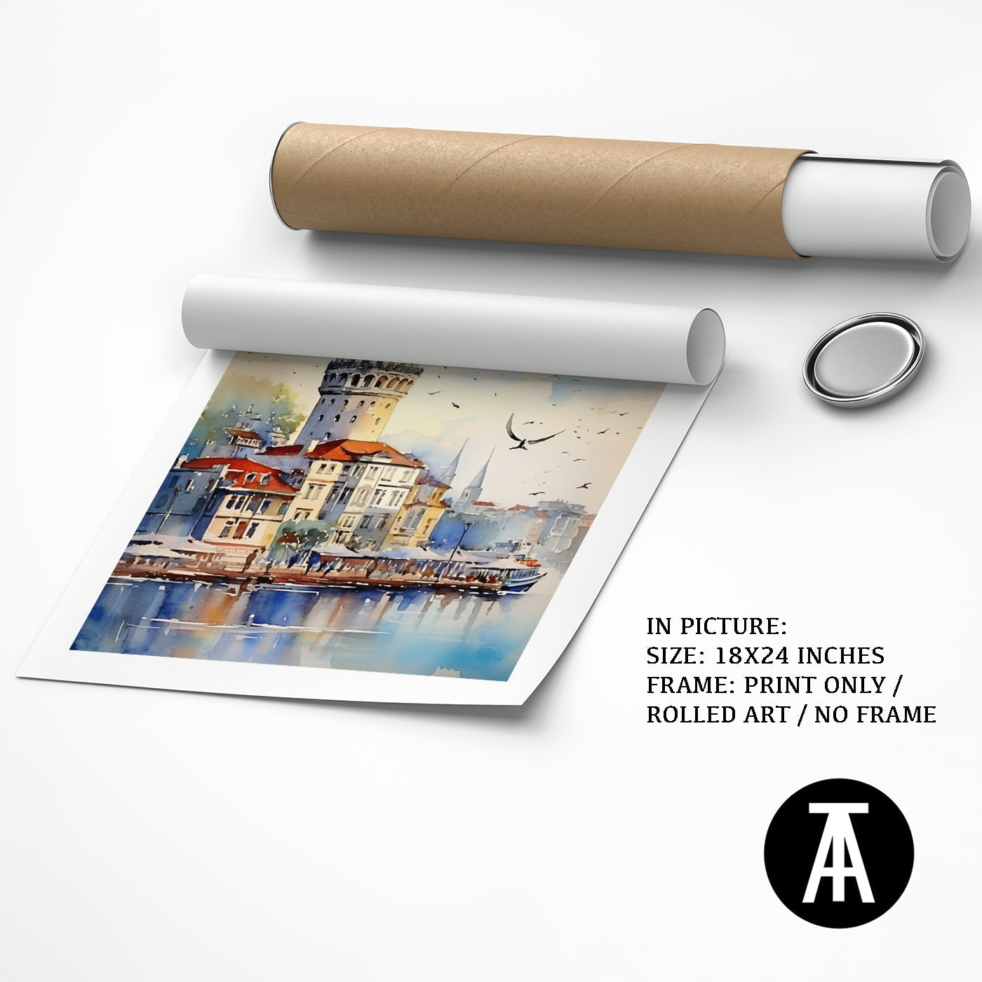 Artwork as Print Only or Rolled Art