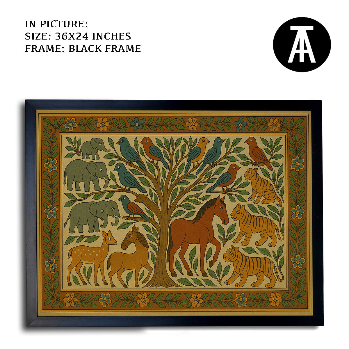 Artwork in Black Frame