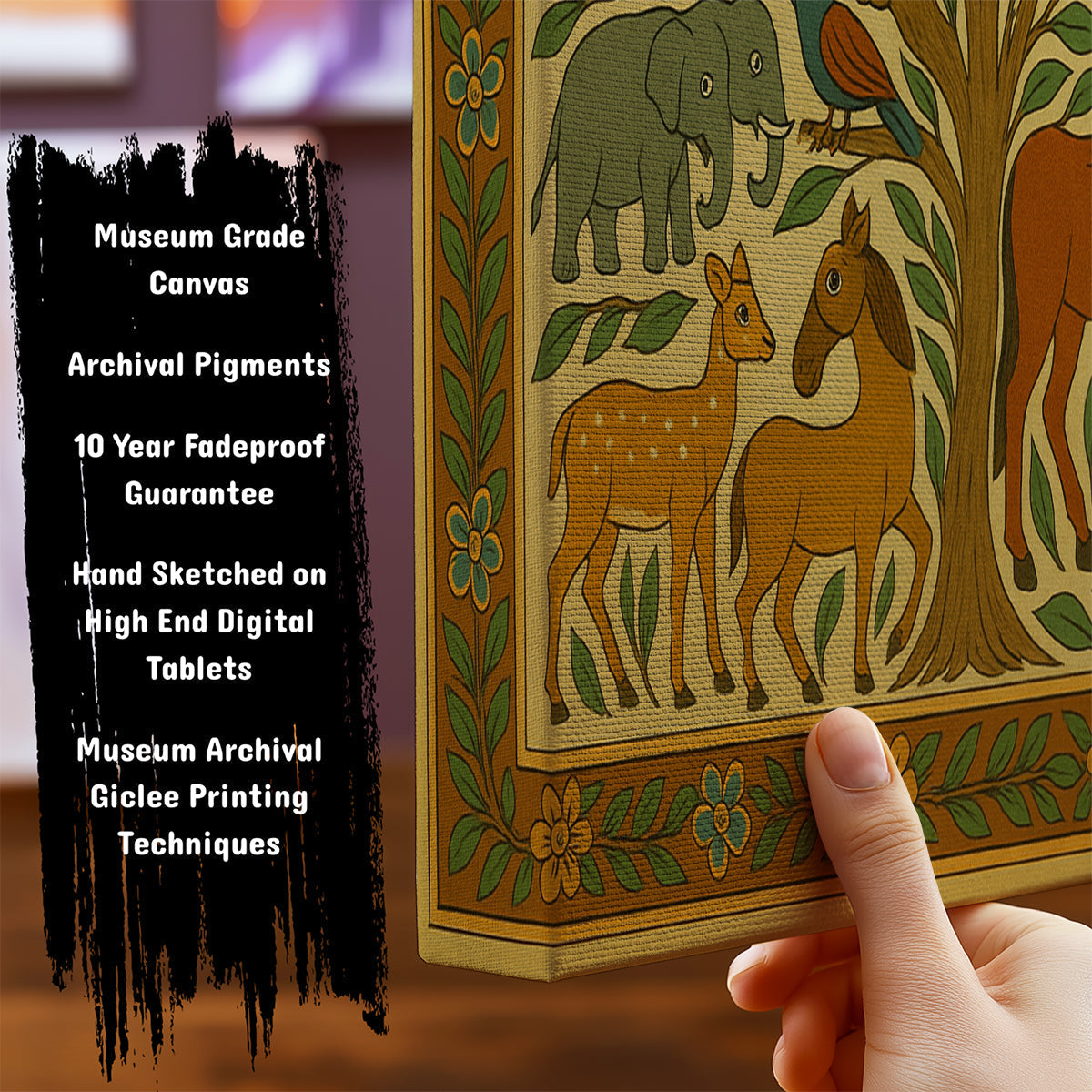 Information about Indian Art Canvas Art Print
