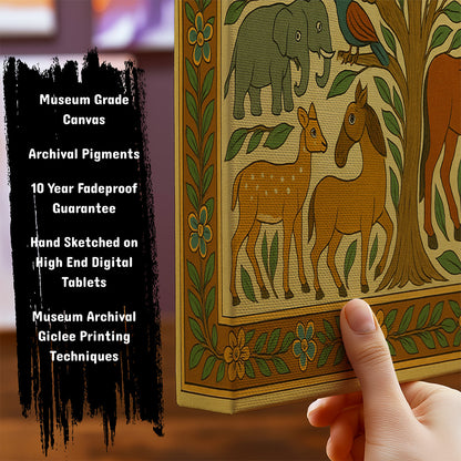 Information about Indian Art Canvas Art Print