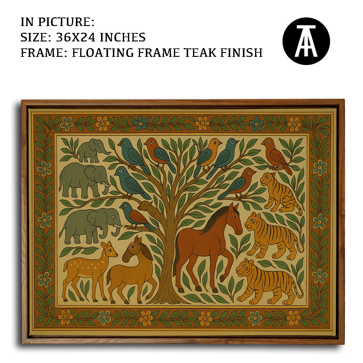 Artwork in Floating Frame