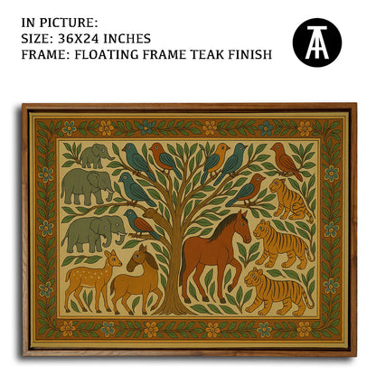 Artwork in Floating Frame