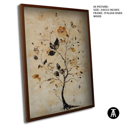 Sample Artwork in Italian Wood Framing Dark